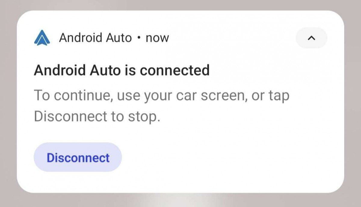 Android Auto 10.6 Update testing a disconnect button