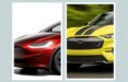 Tesla Model X vs Ford Mustang Mach-E Rally