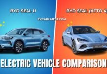 BYD Seal U vs BYD Seal (Atto 4) BYD Seal U vs BYD Seal (Atto 4)