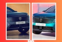 Peugeot e-5008 vs Peugeot e-3008