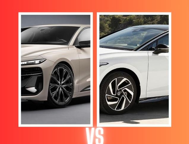 Audi A6 Sportback e-tron vs Volkswagen ID.7 Audi A6 Sportback e-tron vs Volkswagen ID.7