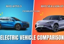 BYD Atto 3 vs BYD Sea Lion 07 BYD Atto 3 vs BYD Sea Lion 07