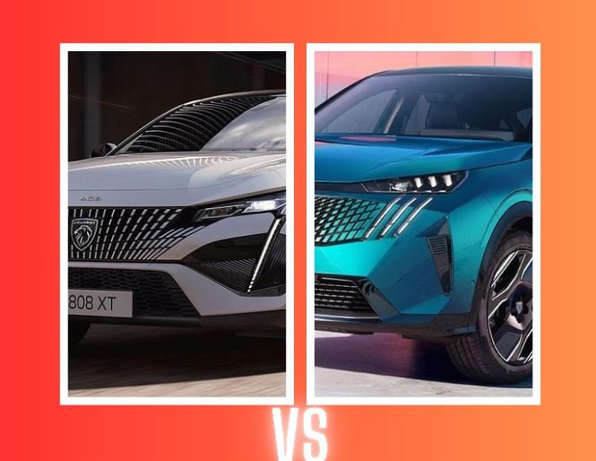 Peugeot e-408 vs Peugeot e-3008