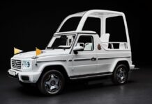 Mercedes-Benz Built A Custom electric G-Class For Pope Francis