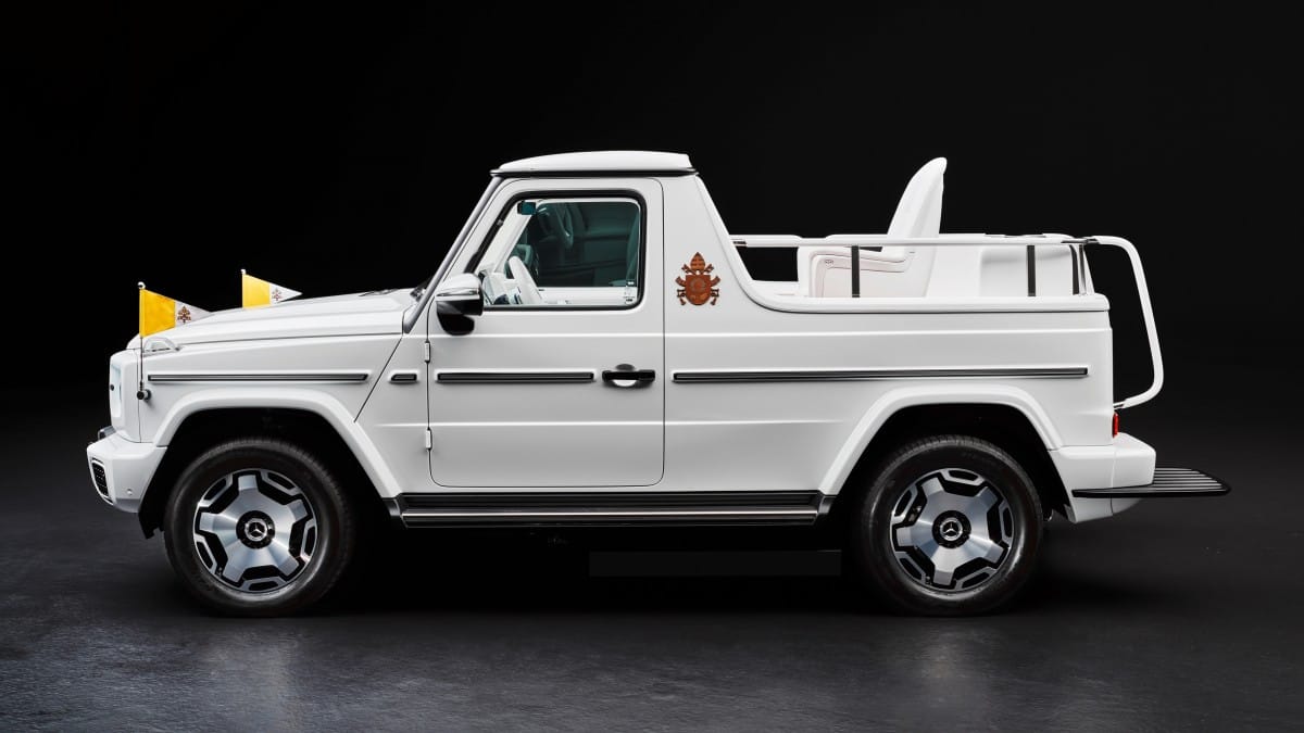 Mercedes-Benz Built A Custom electric G-Class For Pope Francis