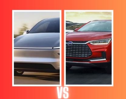 Tesla Model Y 2025 vs BYD Tang