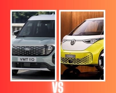 Ford E-Tourneo Courier vs Volkswagen ID. Buzz