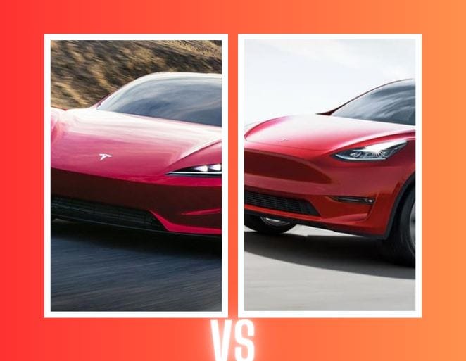 Tesla Roadster vs Tesla Model Y