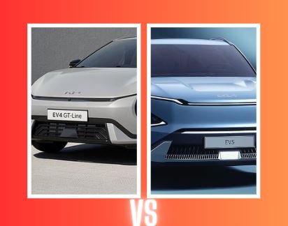 Kia EV4 hatchback vs Kia EV5