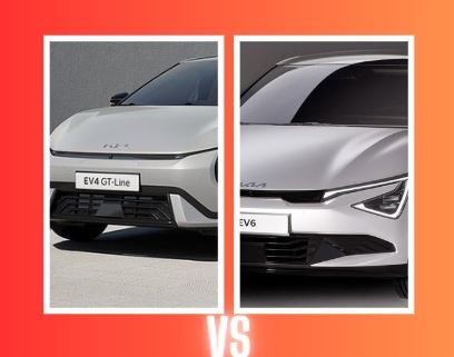 Kia EV4 hatchback vs Kia EV6