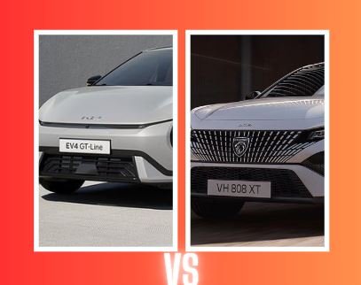 Kia EV4 hatchback vs Peugeot e-408