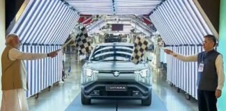 PM Modi Flags Off Maruti Suzuki e Vitara EV Export to 100 Countries