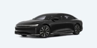 2025 USA Top electric vehicles Lucid Air 2026