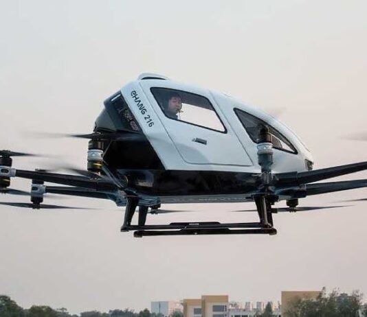 2025 China Top electric vehicles EHang 216 AAV