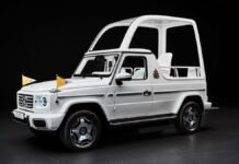 Pope Francis Receives a Custom Electric Mercedes-Benz G-Class Popemobile