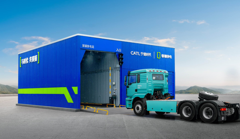 CATL Launches 1,250 km Battery Swap Route for Heavy-Duty Trucks in China
