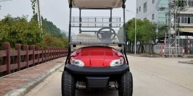 Excar Carts Club Electric Buggy With Golf Bag Bracket