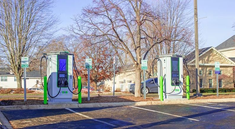 Batavia Opens New Level 3 Fast EV Charging Station at Public Library