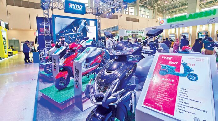 RFL Debuts RYDO Electric Scooters at Dhaka Trade Fair From Tk 49,000 RFL Debuts RYDO Electric Scooters at Dhaka Trade Fair