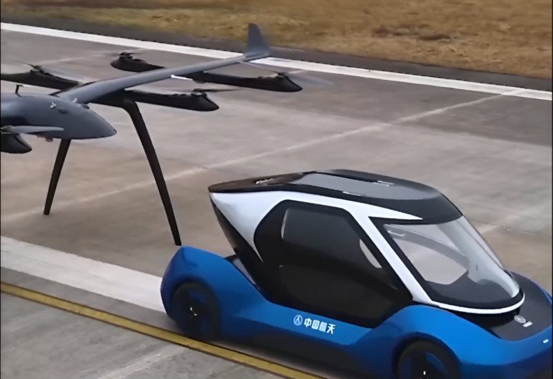 China Tests Modular eVTOL Flying Car With Road and Air Modes