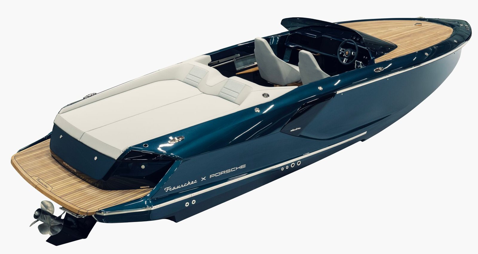Porsche and Frauscher Unveil 790 Specter Electric Boat
