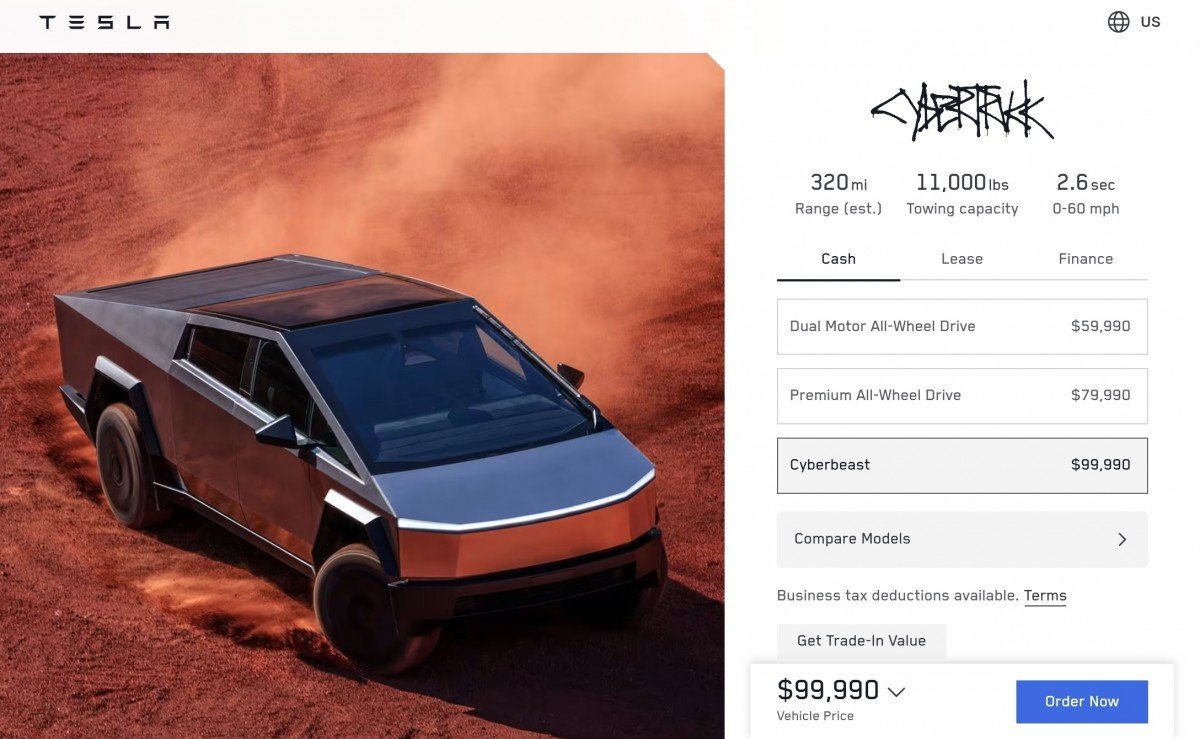 Tesla Cybertruck Price Cut: New $60,000 AWD Model