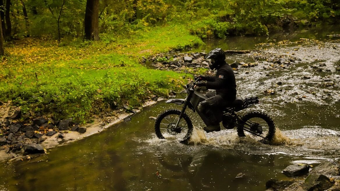 Ukrainian WolfStorm Electric Motorcycle Built for Military Use
