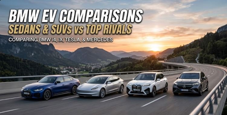 BMW EV Comparisons: Sedans and SUVs vs Top Rivals BMW EV Comparisons: Sedans and SUVs vs Top Rivals