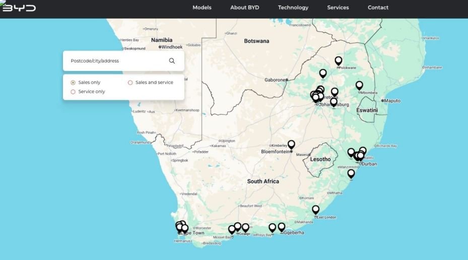 BYD Expands to Rural South Africa — 70 Dealerships Planned by End of 2026
