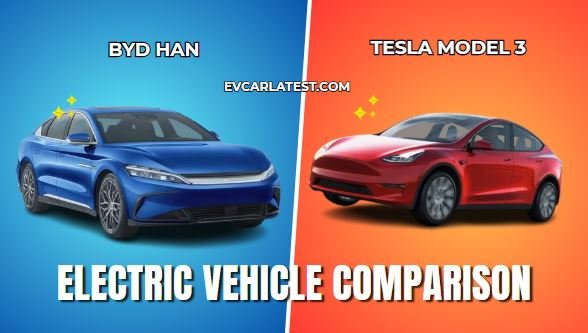 BYD Han vs Tesla Model 3