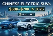 Chinese Electric SUVs $50K–$70K in 2026 (Full List) Chinese Electric SUVs $50K–$70K in 2026 (Full List)