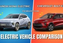 Hyundai Kona Electric vs Chevrolet Bolt EUV Hyundai Kona Electric vs Chevrolet Bolt EUV