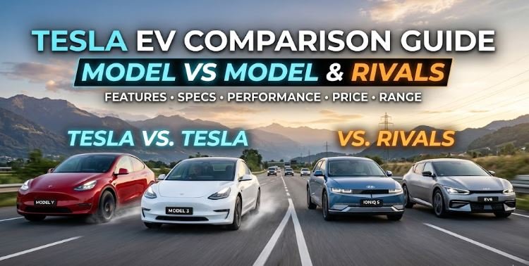 Tesla EV Comparison Guide : Model vs Model & Rivals