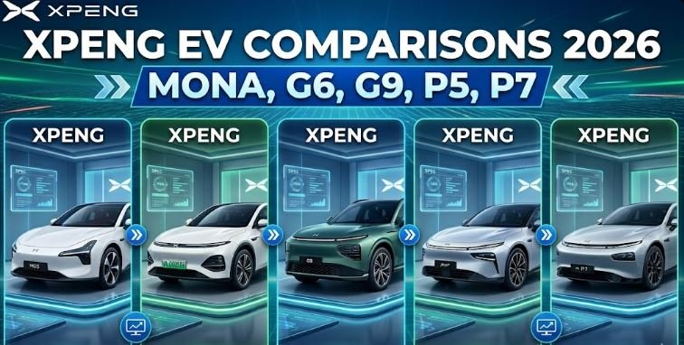 Xpeng EV Comparisons 2026: MONA, G6, G9, P5, P7