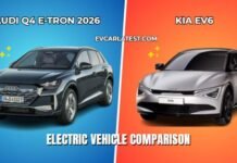 Audi Q4 e-tron 2026 vs Kia EV6 Audi Q4 e-tron 2026 vs Kia EV6