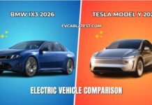 BMW iX3 2026 vs Tesla Model Y 2025