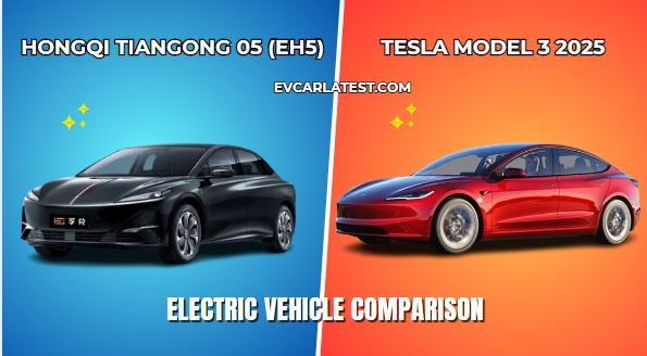 Hongqi Tiangong 05 (EH5) vs Tesla Model 3 2025