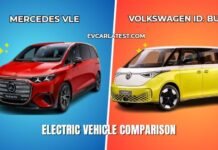 Mercedes VLE vs Volkswagen ID. Buzz Mercedes VLE vs Volkswagen ID. Buzz