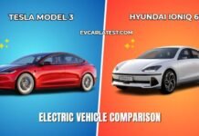Tesla Model 3 vs Hyundai Ioniq 6 Tesla Model 3 vs Hyundai Ioniq 6