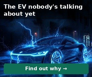 Mystery electric vehicle covered under a tarp at night, teaser banner for EVCarLatest article