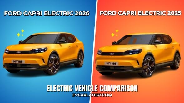 Ford Capri Electric 2026 vs Ford Capri 2025