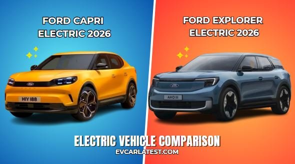 Ford Capri Electric 2026 vs Ford Explorer Electric 2026