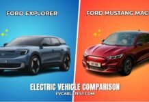 Ford Explorer Electric 2026 vs Ford Mustang Mach-E Ford Explorer Electric 2026 vs Ford Mustang Mach-E