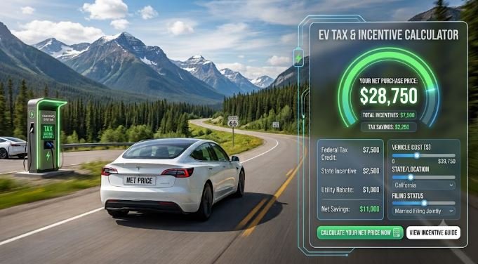EV Tax & Incentive Cost Calculator: Estimate Your Net Purchase Price