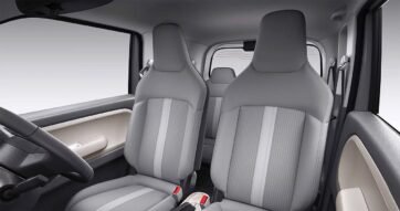 MG Comet EV seats